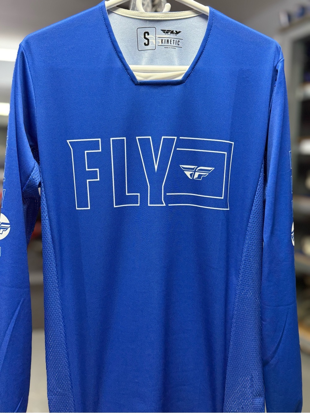 Fly Kinetic Blue Long Sleeve Jersey vs sz. Sm